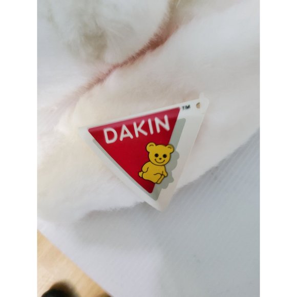 vintage 1996 dakin san fran white/pink plush bunny - Picture 4 of 6